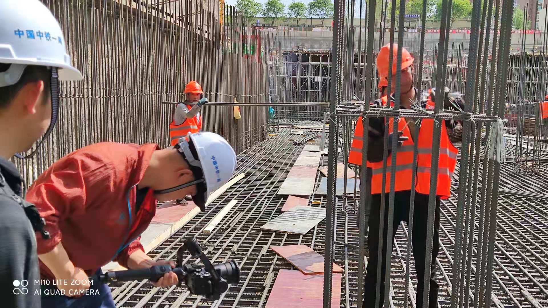 中铁一局70周年宣传片拍摄中(图3)