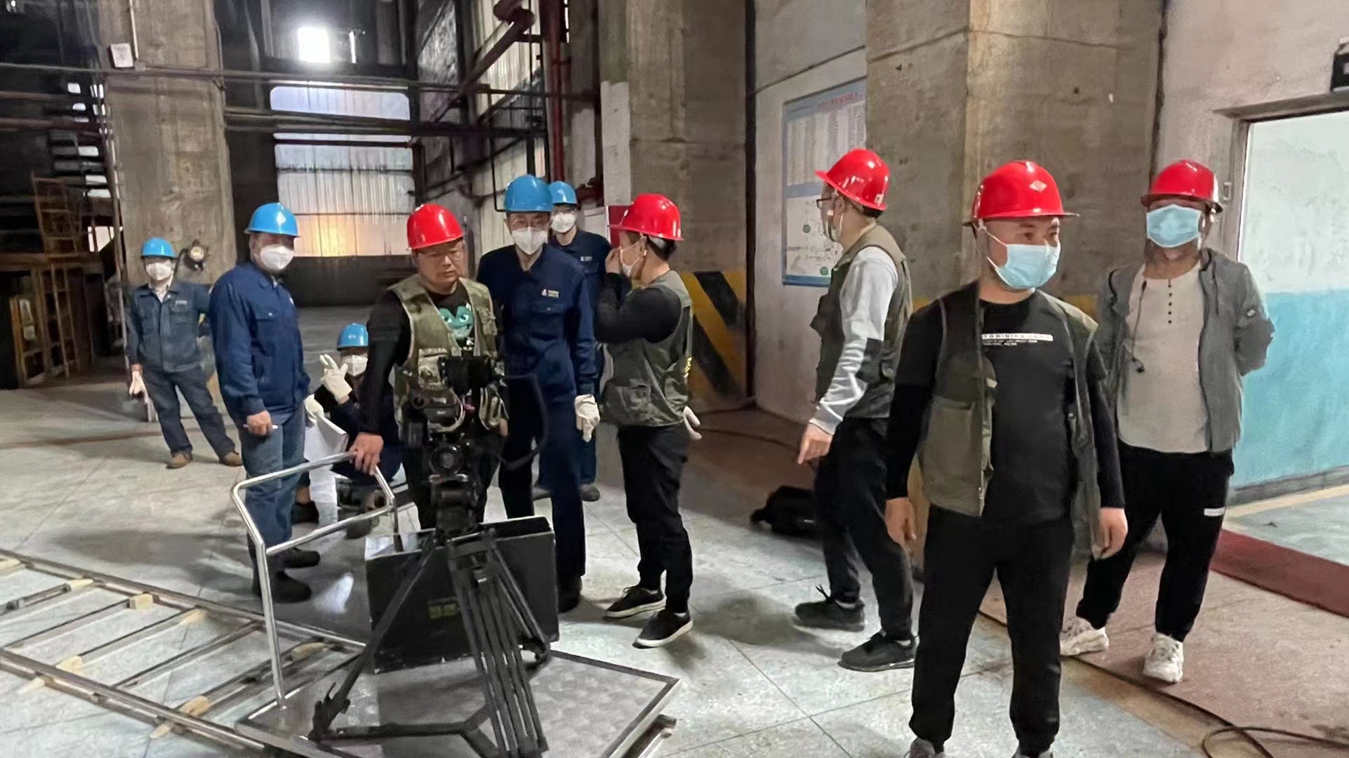 陕钢宣传片拍摄中(图1)
