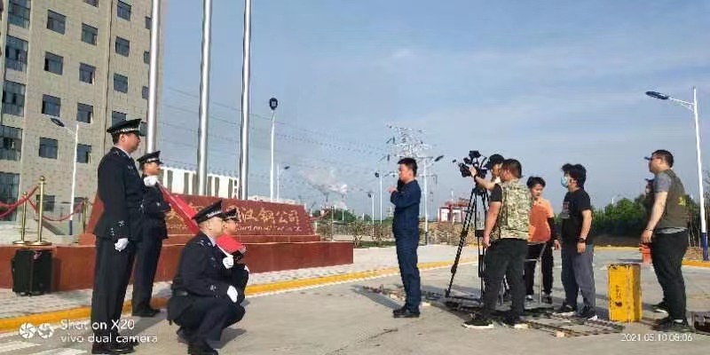 陕钢宣传片拍摄中(图3)