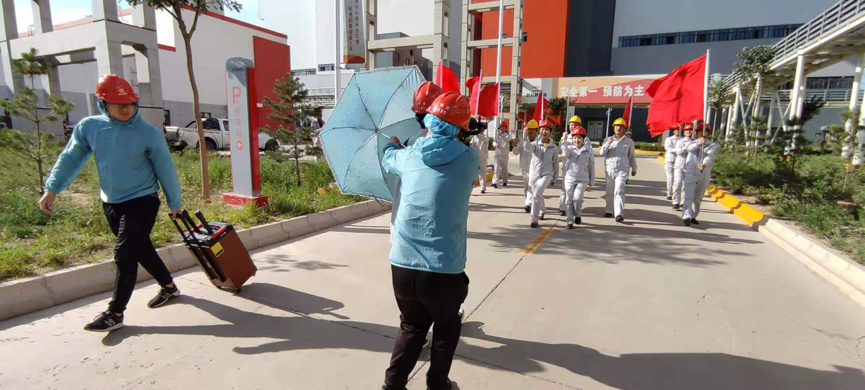 陕投集团赵石畔电厂MV视频拍摄中(图4)
